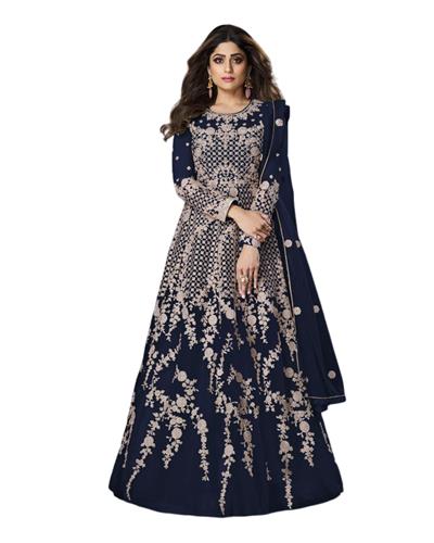 Gulaboo Present Aashirwad 9157 Heavy Embroidery Long Suit