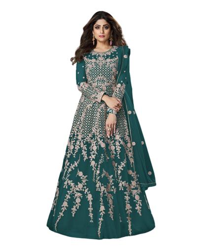 Gulaboo Present Aashirwad 9157 Heavy  Embroidery Long Suit