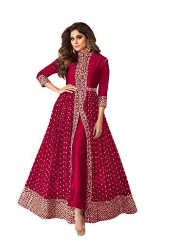 Gulaboo Present Aashirwad 7152 Heavy Embroidery Long Suit