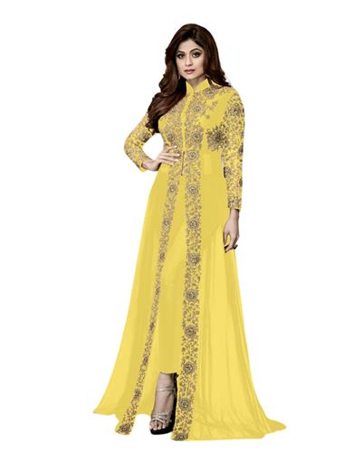 Gulaboo Present Aashirwad 8001 Heavy  Embroidery Long Suit