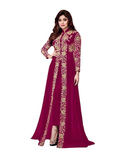 Gulaboo Present Aashirwad 8001 Heavy Embroidery Long Suit