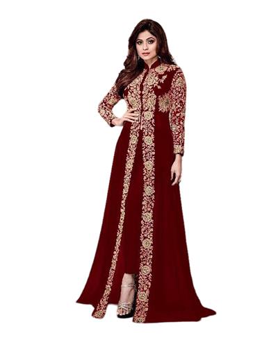 Gulaboo Present Aashirwad 8001 Heavy Embroidery Long Suit