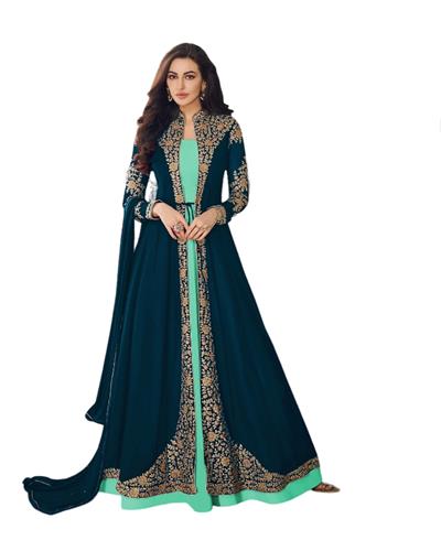 Gulaboo Present Aashirwad 8203 Heavy Embroidery Long Suit