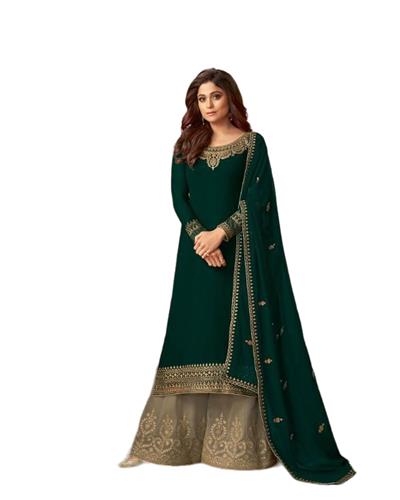 Gulaboo Present Ashirwad 8421 Heavy Embroidery Work Plazoo Suit 