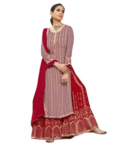 Gulaboo Present Maisha 9704 Heavy Embroidery Designer Plazoo Suit