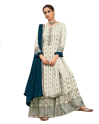 Gulaboo Present Maisha 9704 Heavy Embroidery Designer Plazoo Suit