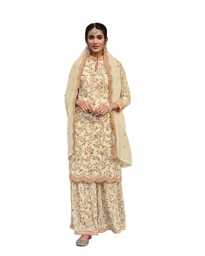 Gulaboo Present Eba 1446 Heavy  Embroidery Work Plazoo Suit 