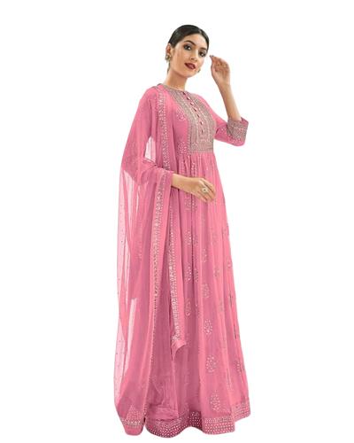 Gulaboo Present Eba 1179 Heavy  Embroidery Long Suit