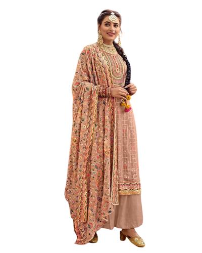 Gulaboo Present Eba 1207 Heavy Embroidery Designer Plazoo Suit