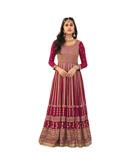 Gulaboo Present Eba 1415 Heavy Embroidery Designer Long Suit