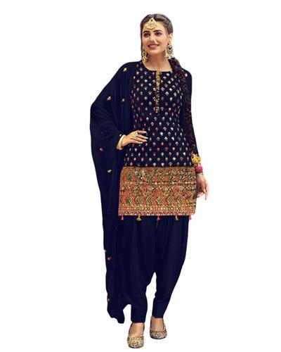 Gulaboo Present Eba Designer Patiyala Suit