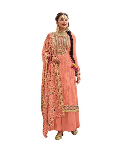 Gulaboo Present Eba 1207 Heavy Embroidery Designer Plazoo Suit