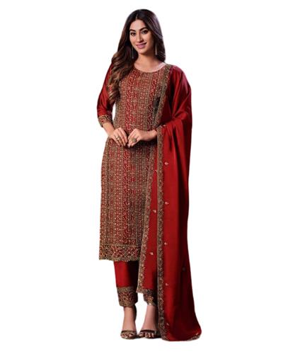Gulaboo Present Vipul 5281 Heavy Embroidery Designer Stright Suit 
