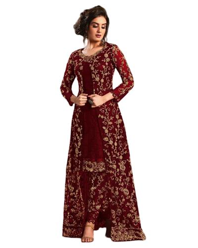 Gulaboo Present Vipul 4592 Heavy Embroidery Designer Plazoo Suit