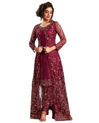 Gulaboo Present Vipul 4592 Heavy Embroidery Designer Plazoo Suit