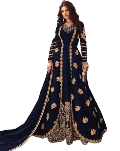 Gulaboo Present Sampann 5403  Heavy Embroidery Designer Long Suit