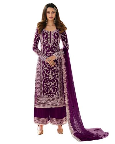 Gulaboo Present Swagat 3304  Heavy Embroidery Designer Plazoo Suit