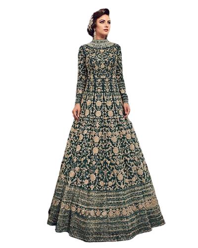 Gulaboo Present Swagat 5810 Heavy Embroidery Designer Long  Suit