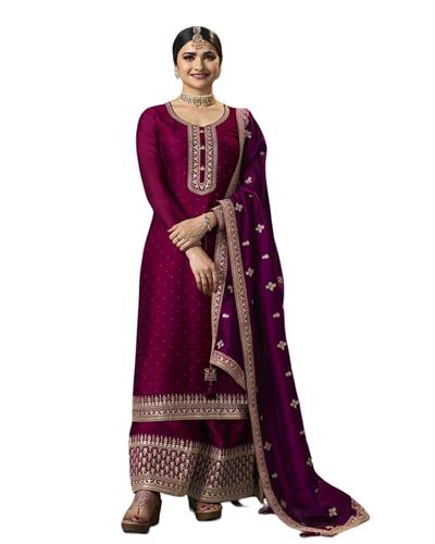 Gulaboo Present Vinay 63871  Heavy Embroidery Designer Plazoo Suit