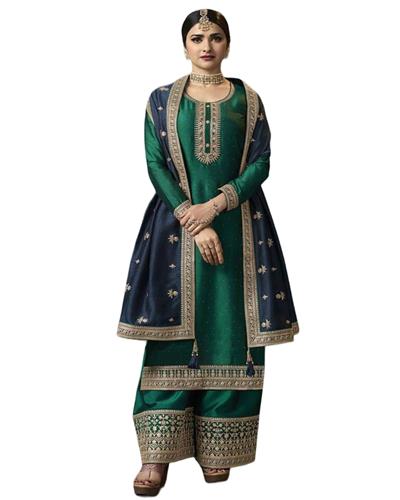 Gulaboo Present Vinay 63871  Heavy Embroidery Designer Plazoo Suit