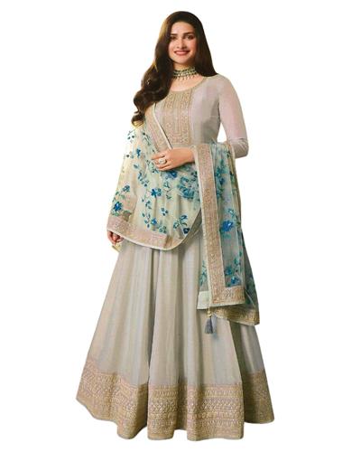 Gulaboo Present Vinay Sheesh Mahal Heavy Embroidery Designer Long Suit