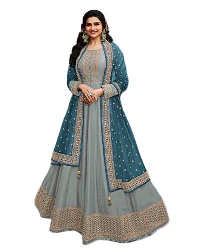 Gulaboo Present Vinay Pari Mahal Heavy Embroidery Designer Long Suit