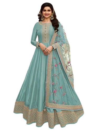 Gulaboo Present Vinay Pari Mahal Heavy Embroidery Designer Long Suit