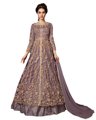 Gulaboo Present Vipul 4530 Heavy Embroidery Designer Long Anarkali Suit