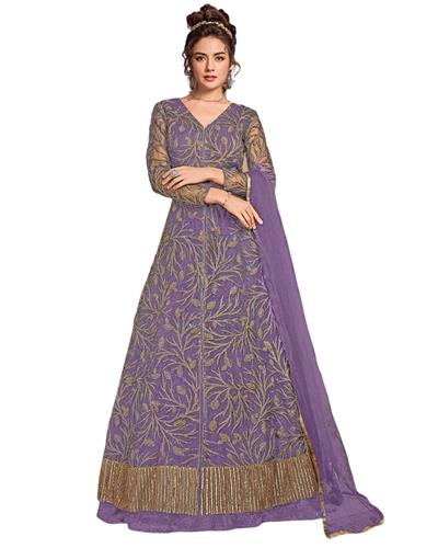 Gulaboo Present Vipul 4551 Heavy Embroidery Designer Long Anarkali Suit