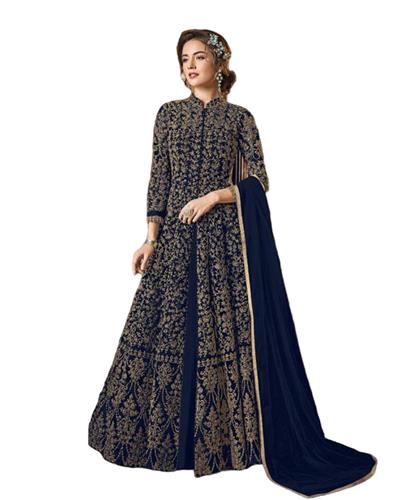 Gulaboo Present Vipul 4554 Heavy Embroidery Designer Long Anarkali Suit