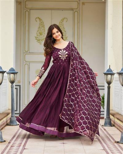  Launching New Festival long Gown & Duptta 022