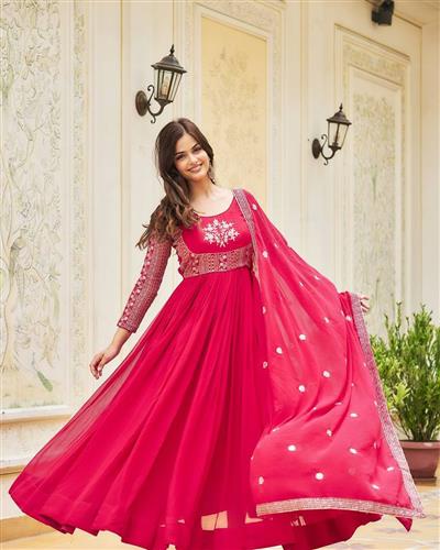Launching New Festival Long Gown & Duptta 025