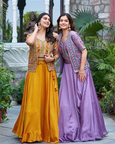  Launching New Festival Lehenga choli & koti  142