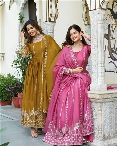  Launching New Festival Long Gown & Duptta  139