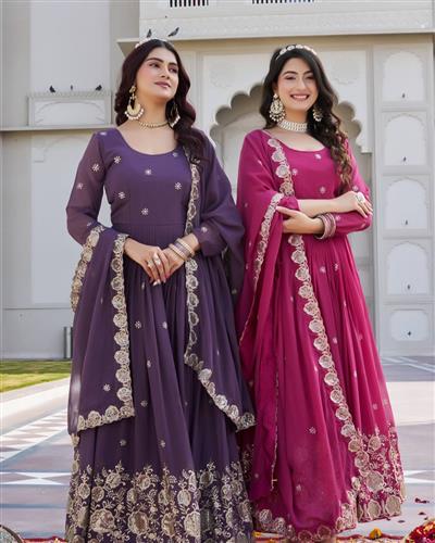  Launching New Festival Long Gown & Duptta 153