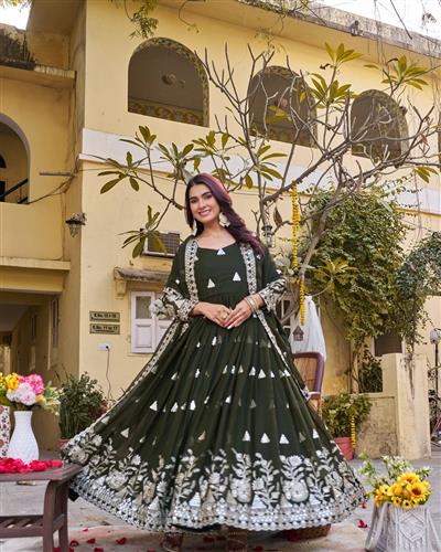  Launching New Festival Long Gown & Duptta 168
