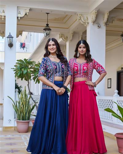  Launching New Festival Lehenga choli & koti 142