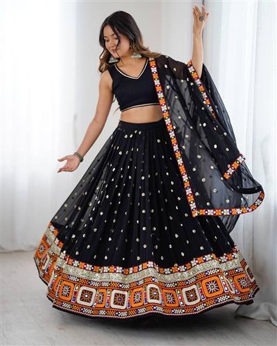 Navratri Faux Georgette Lehenga Choli Collection  49